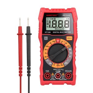 Multimetru digital Habotest HT108L cu afișaj iluminat