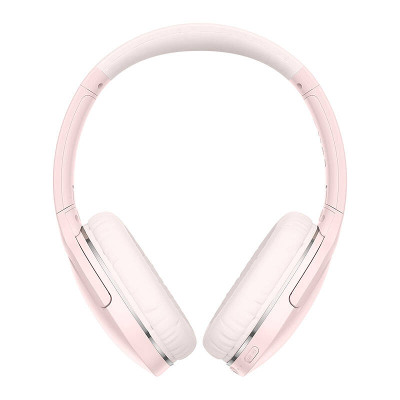 Căști wireless Baseus Encok D02 Pro Bluetooth, over-ear, roz