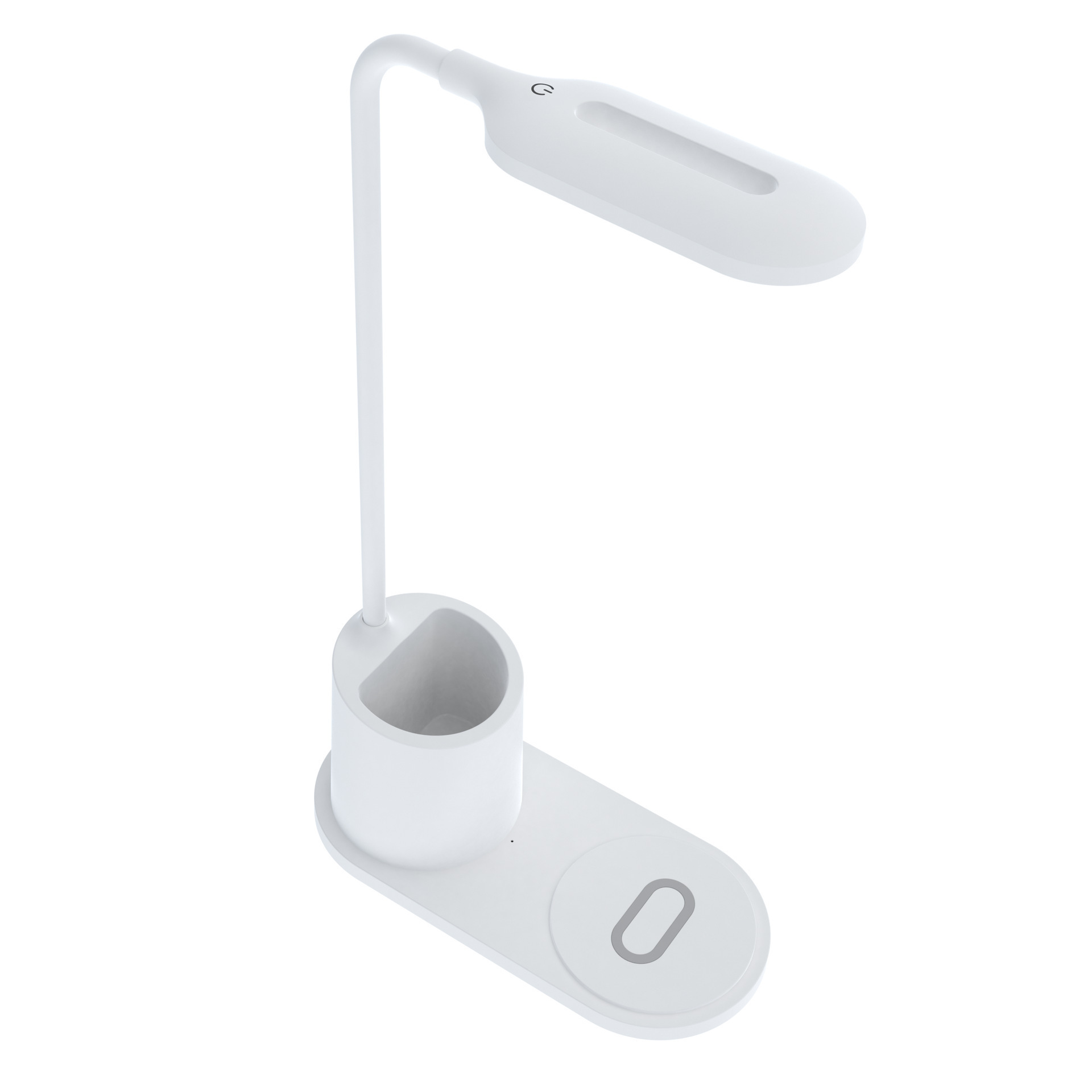 Lampă LED birou LEBLOU cu încărcare wireless 10W, alb