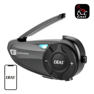 Interfon moto EJEAS Q2 pentru cască, Bluetooth 5.1, 800 m