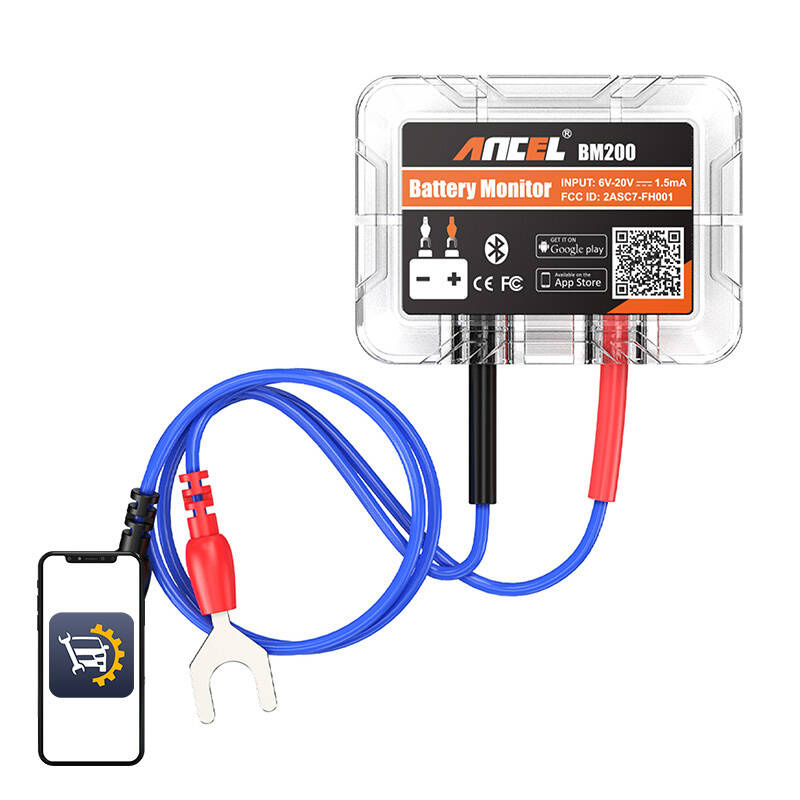 Tester baterie auto Ancel BM200, Bluetooth, 12V