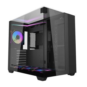 Carcasă PC Darkflash TH285, 4 ventilatoare, neagră