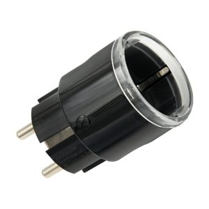 Priză inteligentă Shelly Plug S MTR Gen3, Matter, neagră