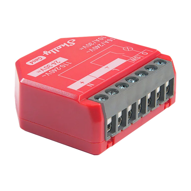 Shelly 1PM Gen4, Releu smart cu măsurare consum, Zigbee / Matter