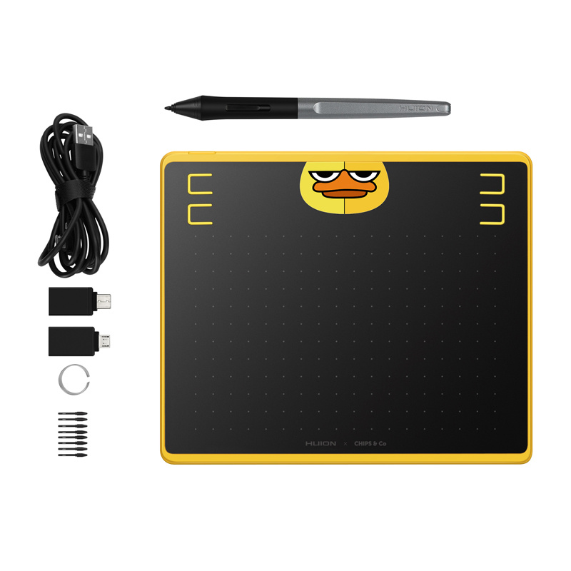 Tabletă grafică Huion HS64 SE, compactă