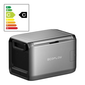 Frigider auto portabil EcoFlow Glacier Classic 55L cu compresor, două zone și funcție congelare