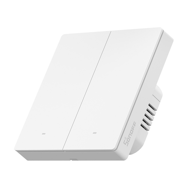 Întrerupător tactil inteligent SONOFF ZBM5-2C-86W, Zigbee, 2 canale, format 86W