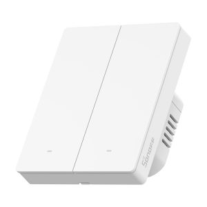 Întrerupător tactil inteligent SONOFF ZBM5-2C-80W, Zigbee, 2 canale, format 80W