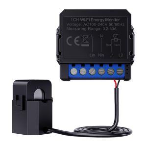 Contor energie bidirecțional Avatto WPM16-1, Wi-Fi, 1 canal