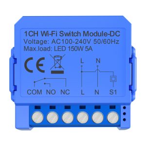 Modul releu Avatto WSM16-DC32V-1, Wi-Fi, contact uscat, 1 canal