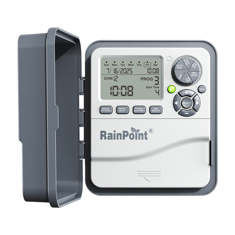 Controler irigații multizonă RainPoint ITC1200, LCD, 3 programe