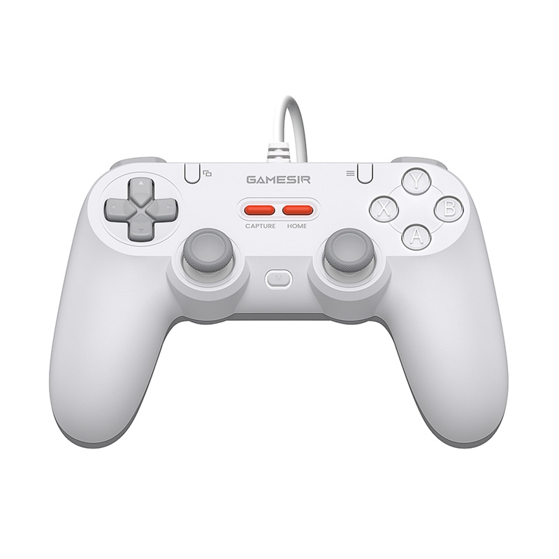 Controler gaming cu fir GameSir T3 Tegenaria Lite, Hall, 1000Hz, alb