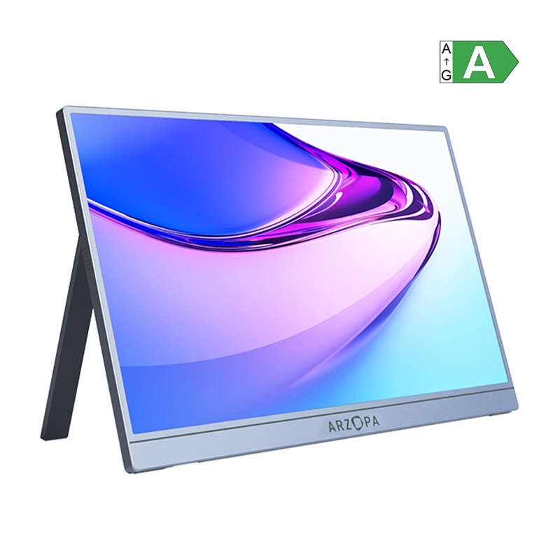 Monitor portabil Arzopa A1S, 14 inch, Full HD 1920x1080, USB-C