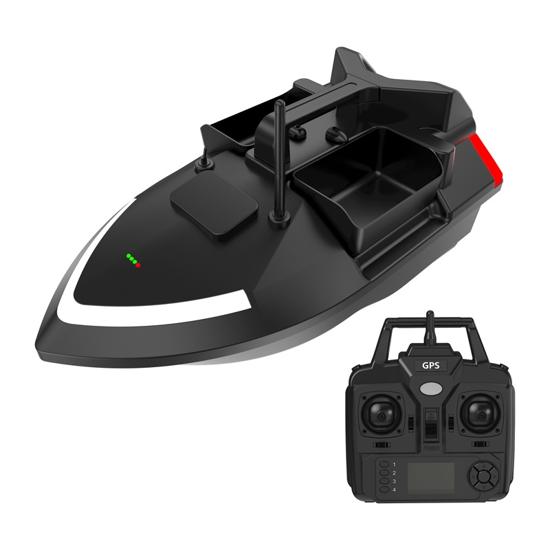 Barcă de nădit Flytec V020, 5200 mAh, autonomie până la 4 h, neagră