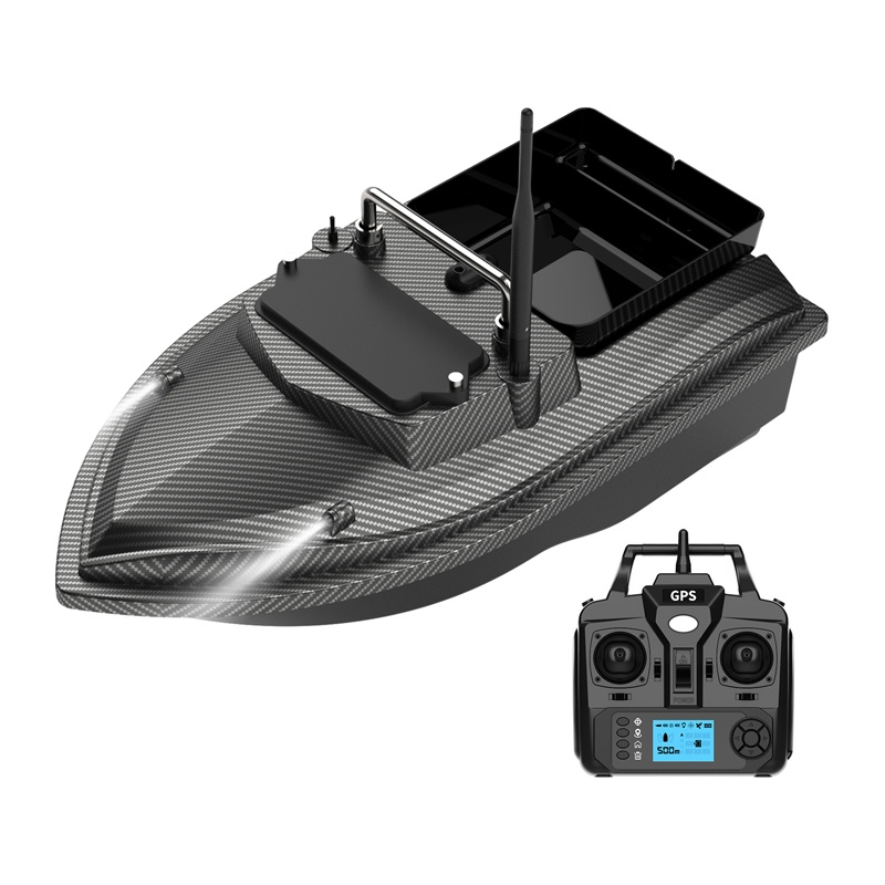 Barcă de nădit Flytec V060, 12000 mAh, autonomie 2-6 h, neagră
