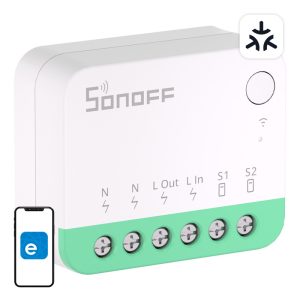 Mini întrerupător inteligent SONOFF MINIR4M, Wi-Fi, Matter, 10A