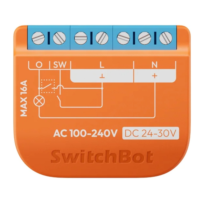 Releu smart SwitchBot Relay Switch 1PM, Matter, Wi-Fi și măsurare consum