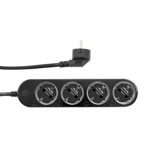Prelungitor inteligent Shelly Power Strip 4 Gen4, 12A, Zigbee/Matter, negru