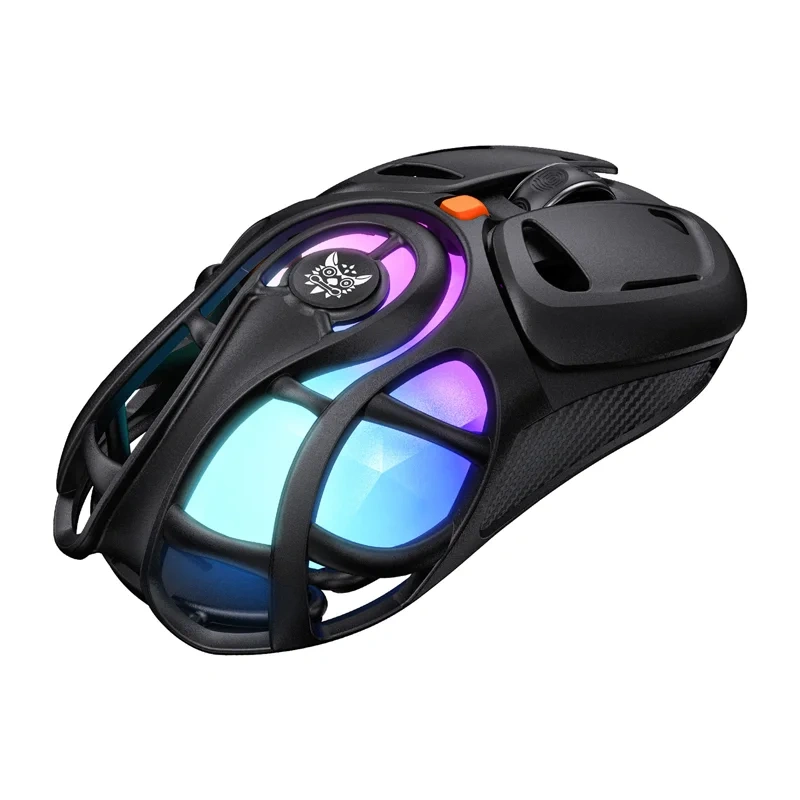 Mouse gaming wireless ONIKUMA DM02, 12800 DPI, RGB, negru