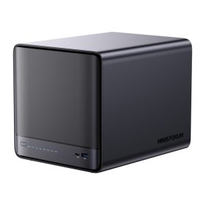 Mini PC MINISFORUM NAS N5 cu AMD Ryzen 7 255, 16GB RAM și SSD 128GB