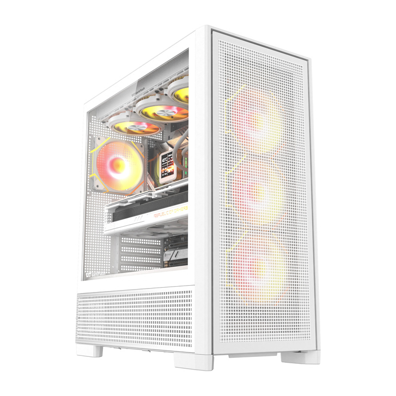 Carcasă PC DarkFlash AIRNOVA, alb, 3 ventilatoare incluse