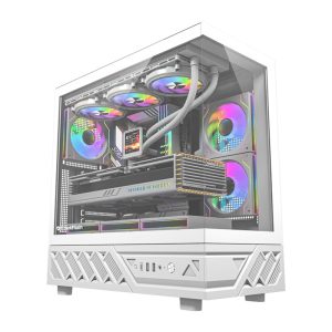 Carcasă PC DarkFlash DS950, alb, 6 ventilatoare incluse