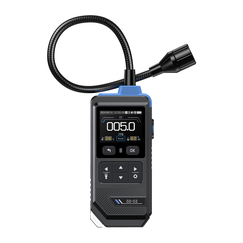 Detector gaze combustibile FNIRSI GD-02, 50000 ppm, ecran IPS