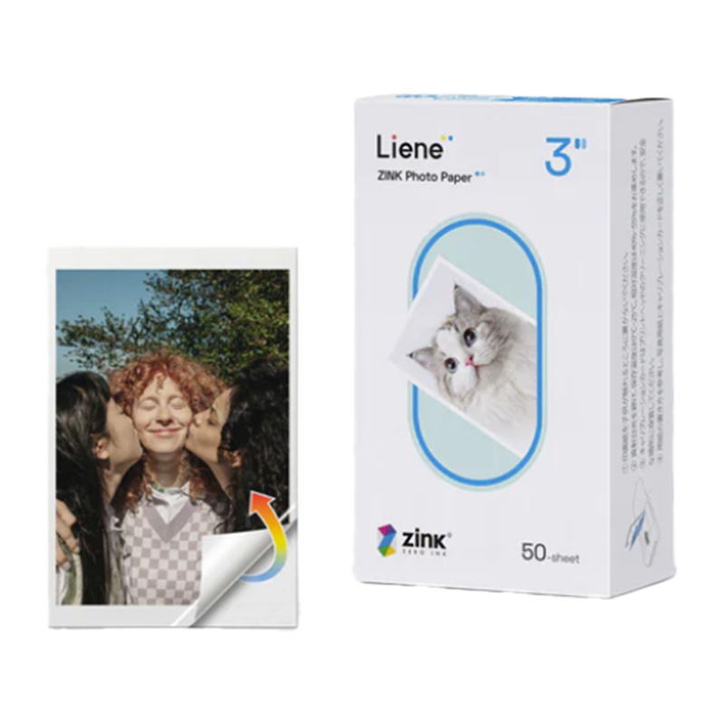 Hârtie foto Liene Pearl 2x3 inch, 50 coli, pentru imprimantă portabilă