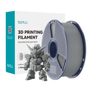 Filament 3D SUNLU PLA+ 2.0, 1.75 mm, 1 kg, gri