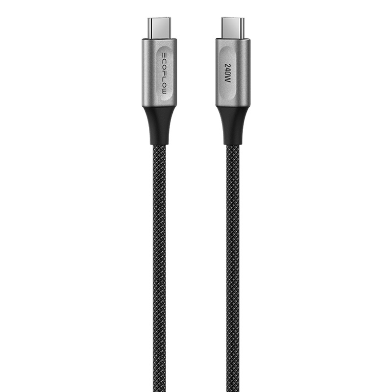 Cablu USB-C EcoFlow RAPID Pro 240W, 1.8 m, cu cip E-Marker