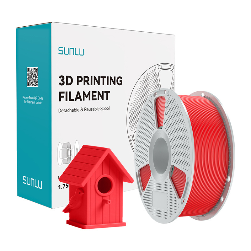 Filament 3D SUNLU ASA 1.75 mm, roșu