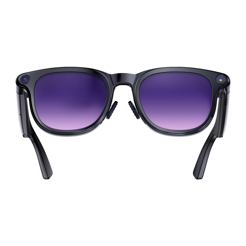 Ochelari smart COLMI A2 AI cu cameră 8 MP, traducere live și lentile violet