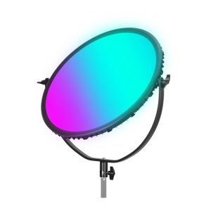 Panou LED rotund Neewer GR18C, lumină RGB pentru studio