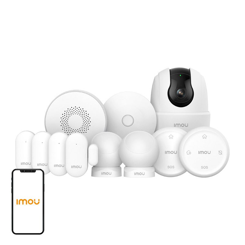 Sistem alarmă smart IMOU Home Alarm Kit 11 cu Ranger 2C, Zigbee