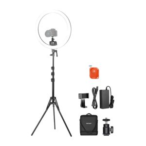 Set selfie Neewer SRP18C, lampă LED rotundă 17 cm